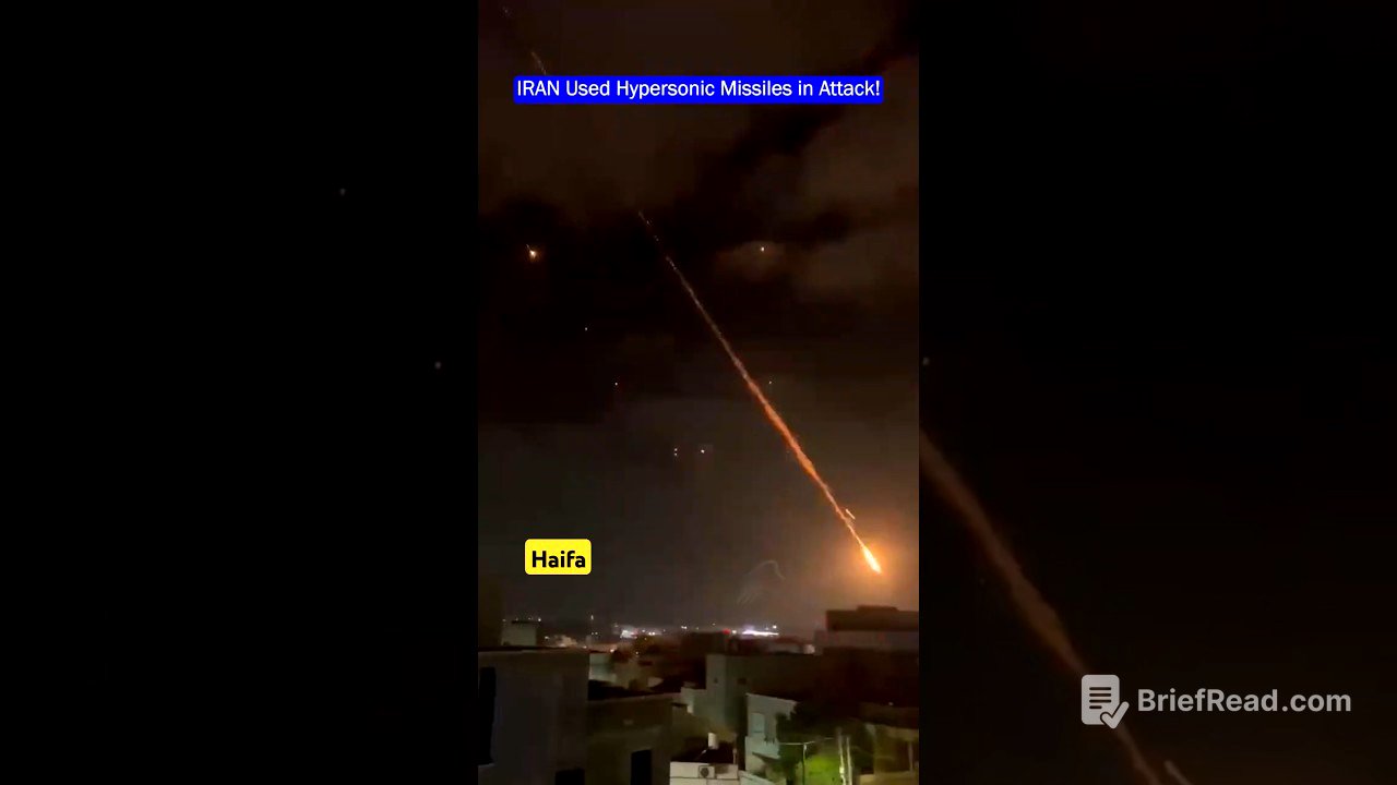 Iran Uses Hypersonic Missile on Israeli City – Refinery Hit!