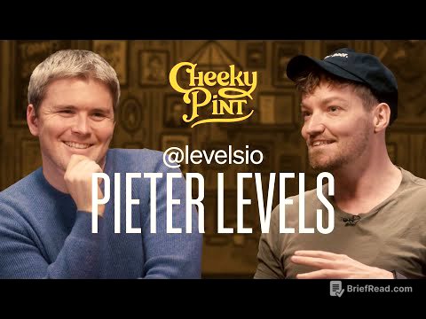 A Cheeky Pint with serial entrepreneur Pieter Levels (@levelsio)