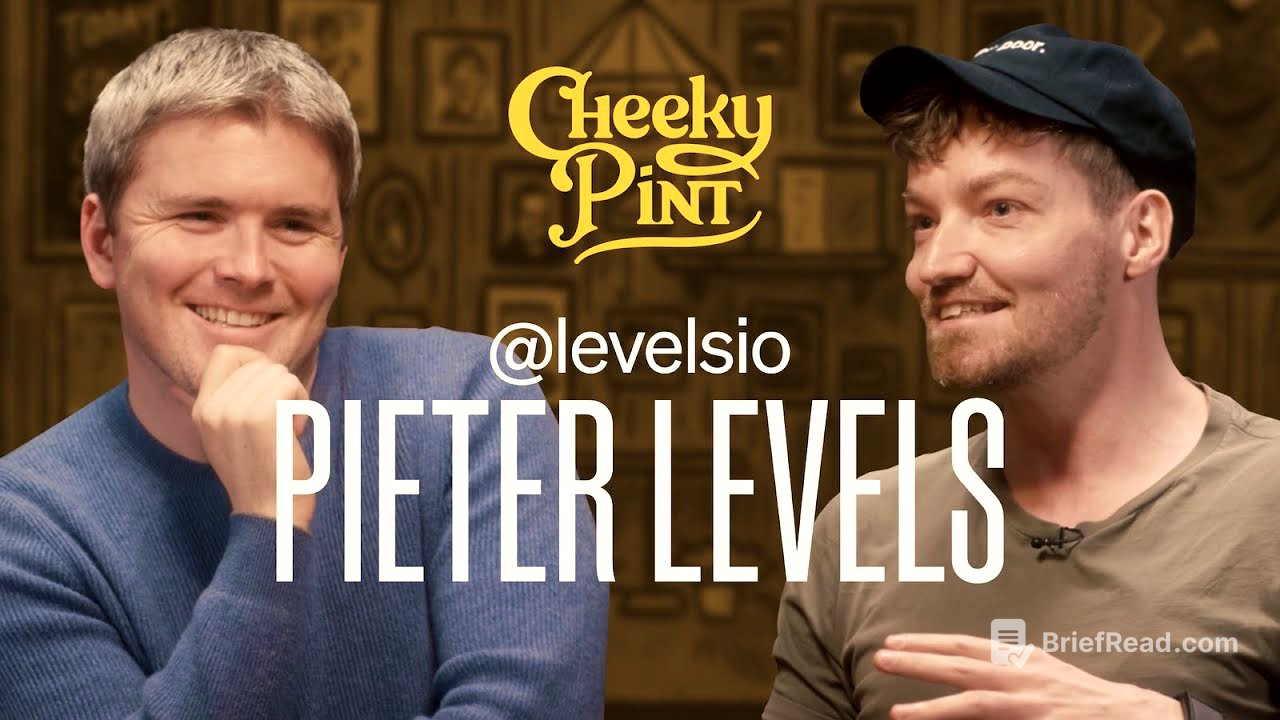 A Cheeky Pint with serial entrepreneur Pieter Levels (@levelsio)