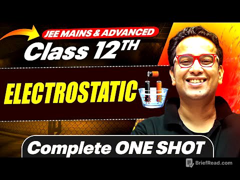 ELECTROSTATICS in 1 Shot - All Concepts Covered || JEE Main & Advanced || Class 12