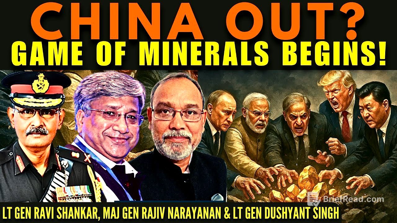 US-PAK Minerals Pact: China Dumped? Is India Ready for the New Global Power Shift?