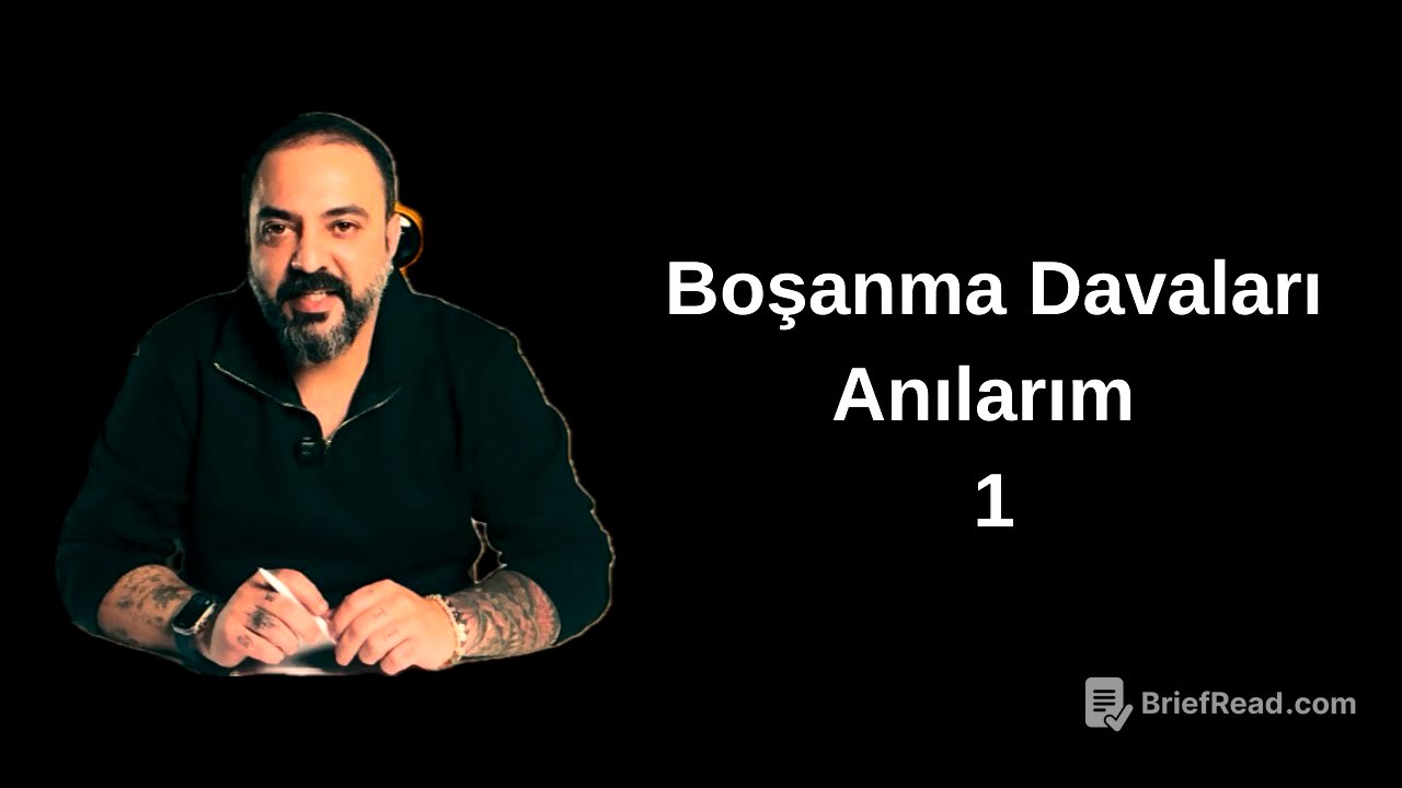 Boşanma Davaları Anılarım Bölüm 1 / Eşc.nsel Koca