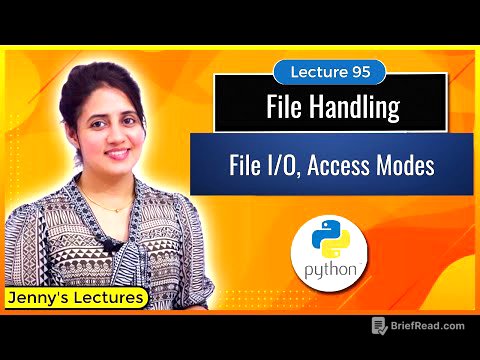 File Handling in Python | Python Tutorials for Beginners #lec95