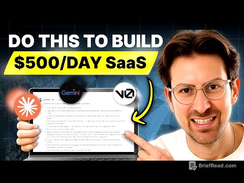 How to build SaaS App in a weekend using AI (Steal This)