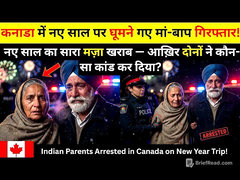 🇨🇦 नए साल पर कनाडा घूमने गए भारतीय मां-बाप गिरफ्तार! जश्न बना सजा — वजह जानकर दंग रह जाएंगे!