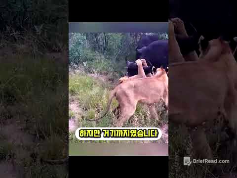 사자 10마리가 사망률 99% 물소를 버린 이유