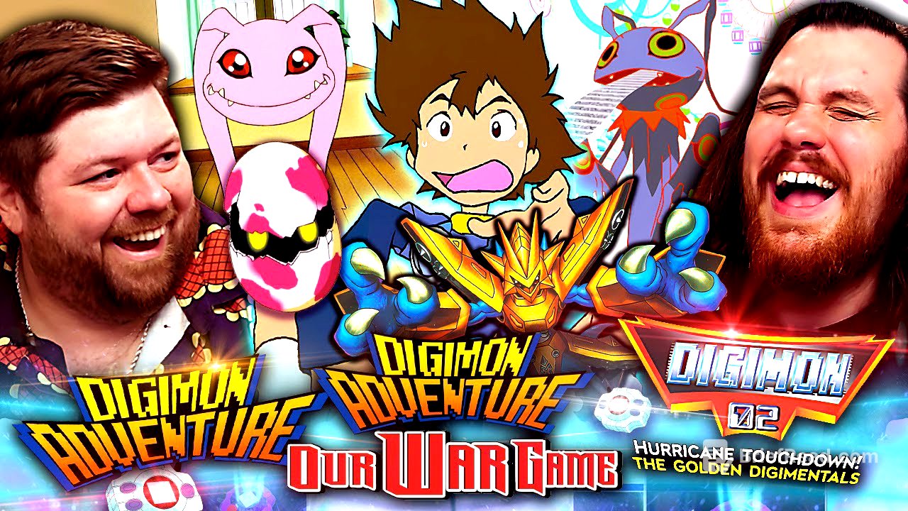 **DIGIMON** Movie 1, 2 + 3 First Time Reaction