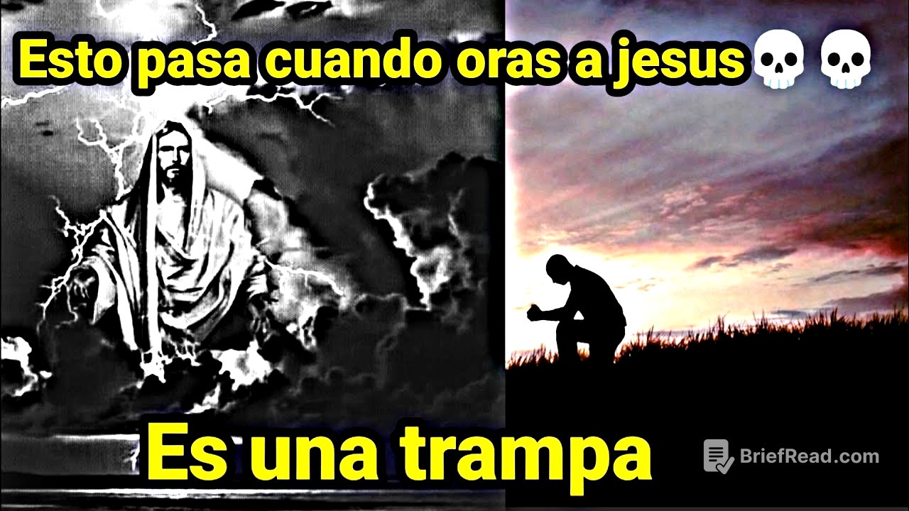 EL PELIGRO de hacer oraciones a Jesus|| No es en realidad Jesus al que estas invocando🫠