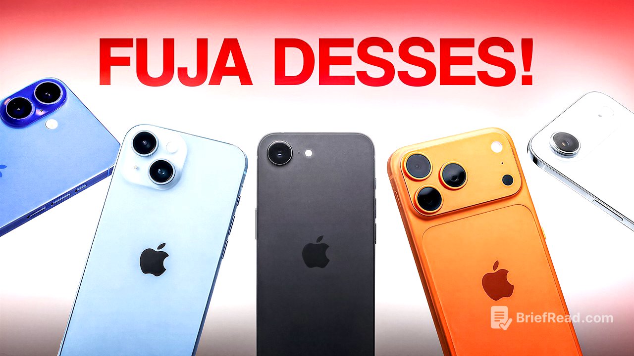 Pare de RASGAR DINHEIRO! iPhones que NÃO valem a pena em 2026!