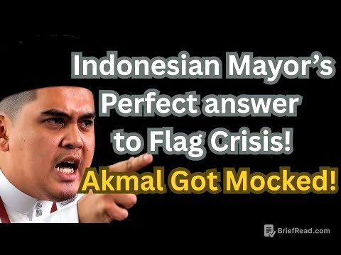 Akmal Mocked! Indonesian Mayor’s “Perfect Answer” vs Akmal’s Poor Handling of Flag Crisis
