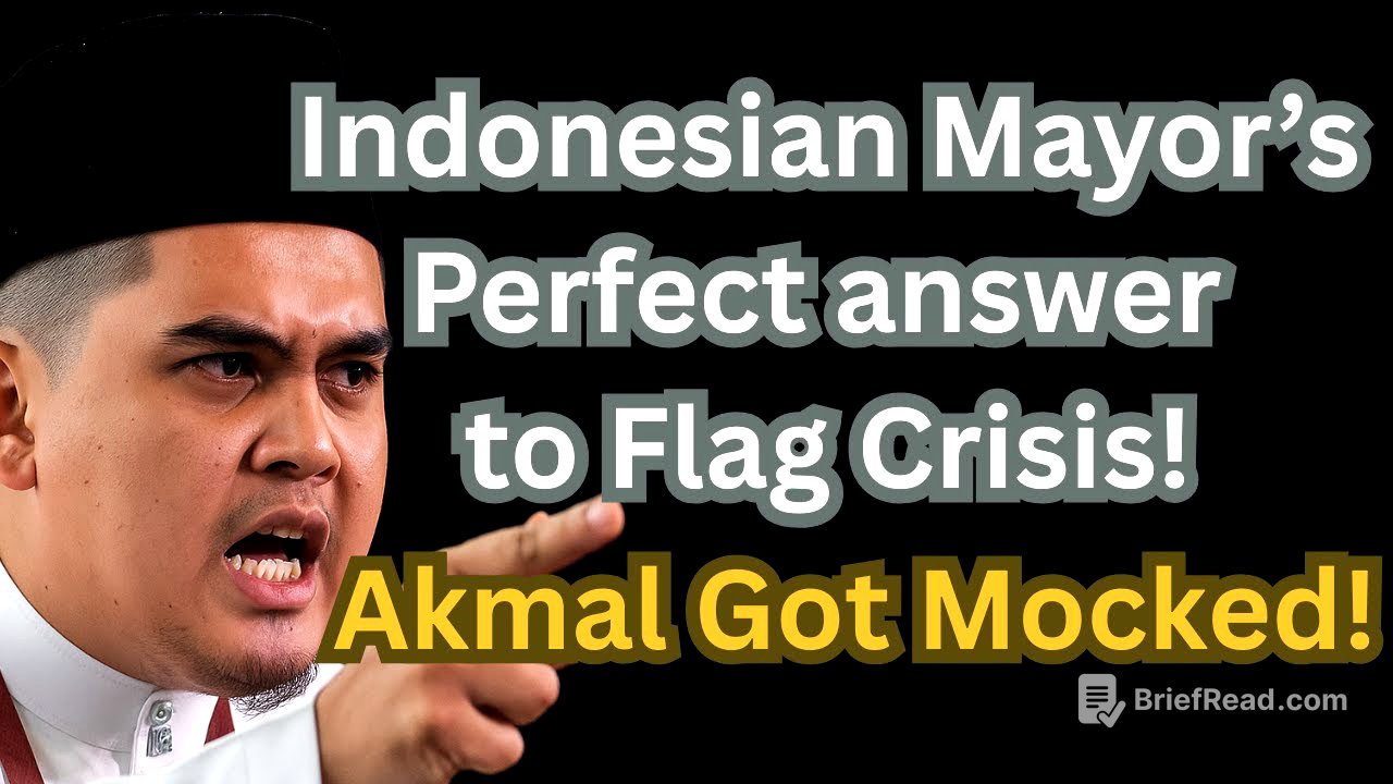 Akmal Mocked! Indonesian Mayor’s “Perfect Answer” vs Akmal’s Poor Handling of Flag Crisis