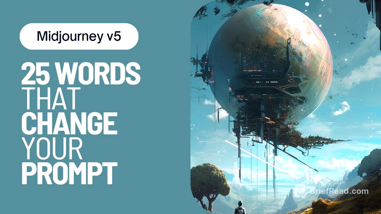Midjourney v5  | Do simple prompts still work? | 25 words to use in your prompts with examples