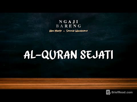 #Eps13 l Kitab Sejati Bukan Hanya Di Buku