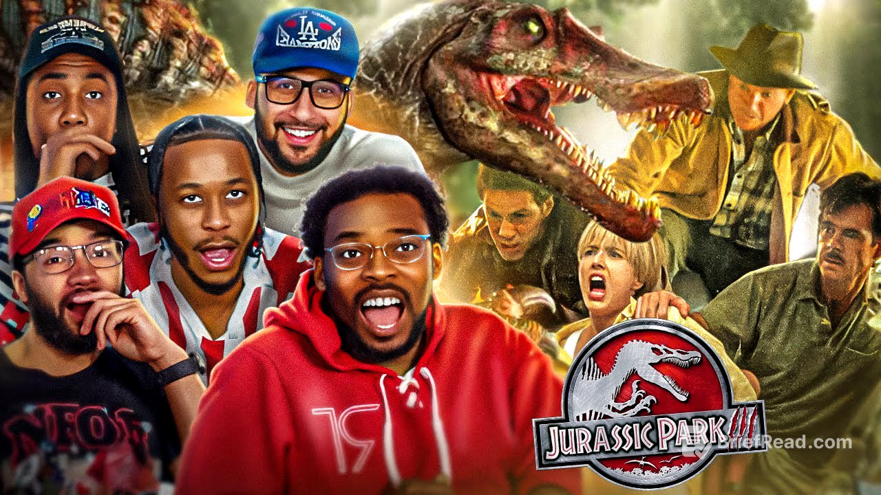 We Were NOT Ready for That T-Rex vs. Spinosaurus Fight (Group Reaction)
