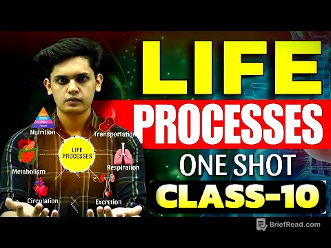 Life Processes Complete Chapter🔥| CLASS 10 Science | NCERT Covered| Prashant Kirad
