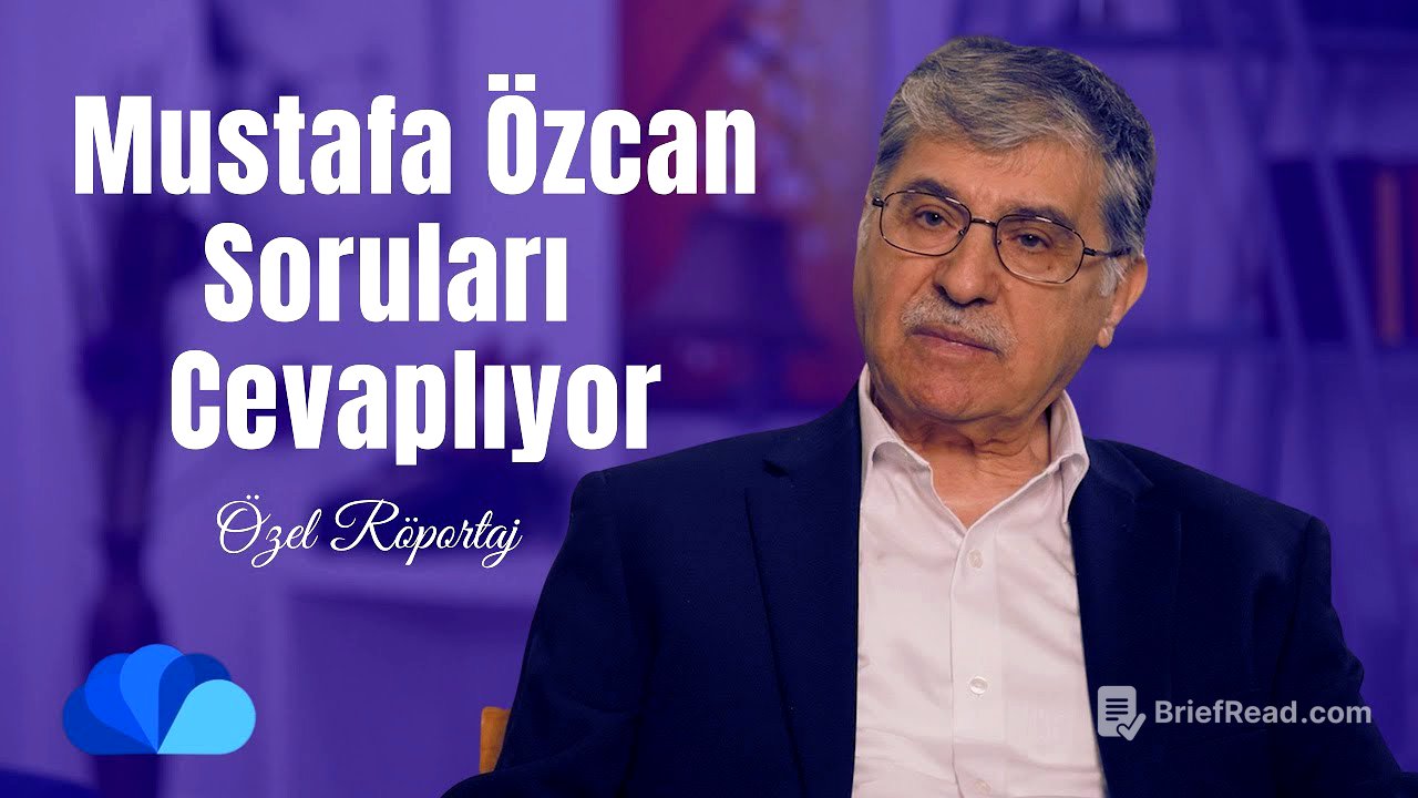 Mustafa Özcan Özel Röportaj