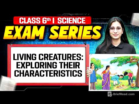 Living Creatures: Exploring Their Characteristics 25 Mins | Science For Class 6 | Exam Series NCERT