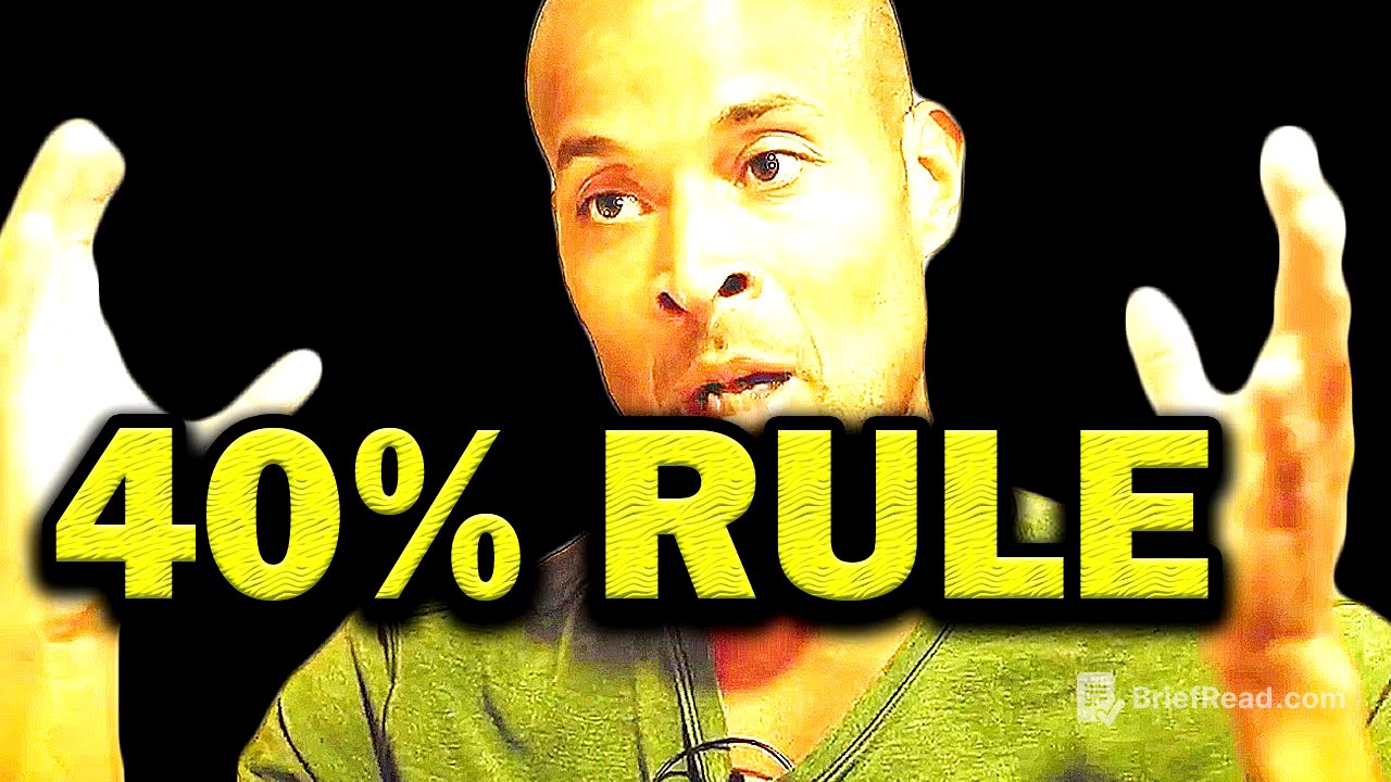 When Life Hits You - 40 % RULE | David Goggins