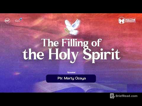 The Filling Of The Holy Spirit | Holy Spirit Series