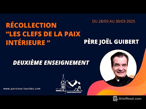 Récollection 2025,  deuxième enseignement