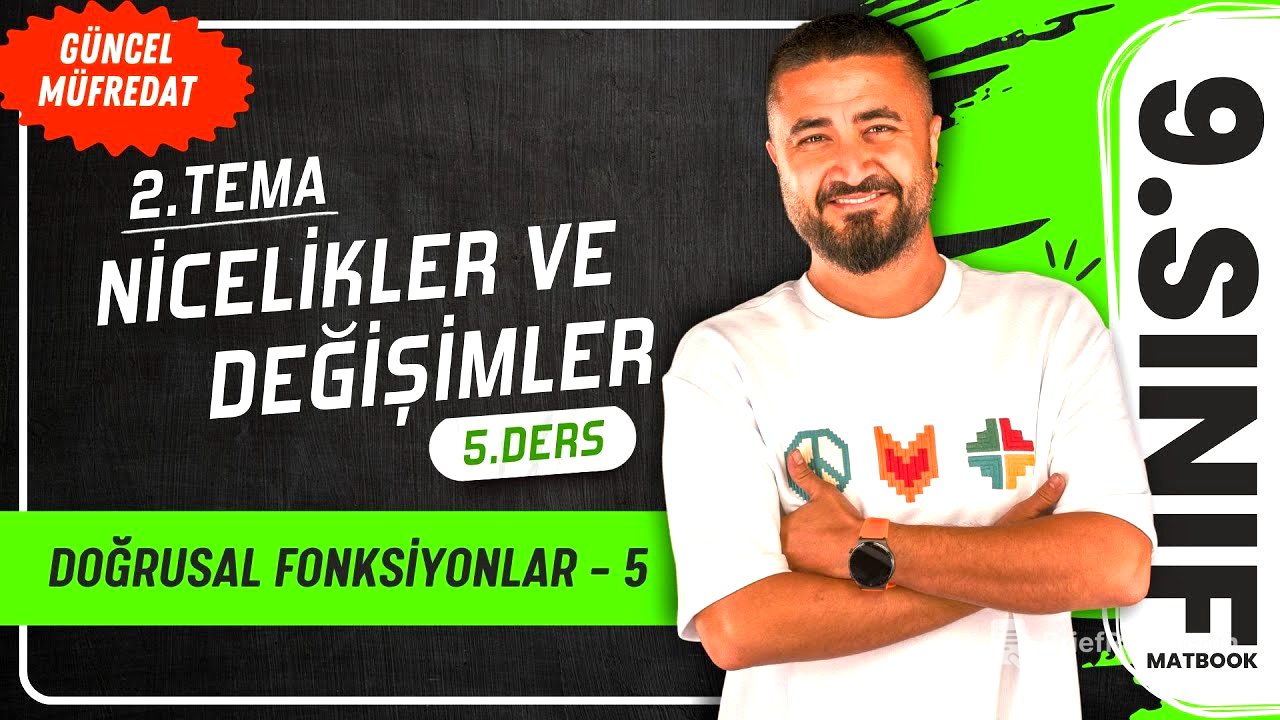 Doğrusal Fonksiyonlar 5 | 5.DERS 9.Sınıf Matematik | Yeni Müfredat 2025