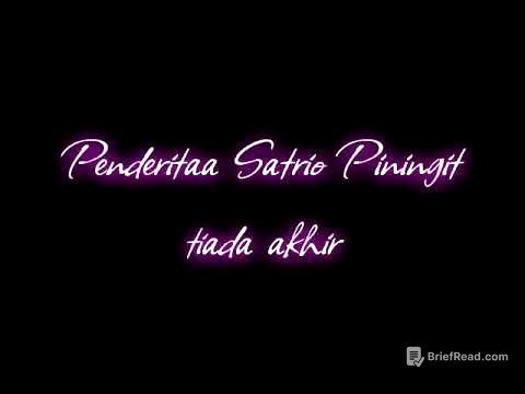 PENDERITAAN SATRIO PININGIT TIADA AKHIR