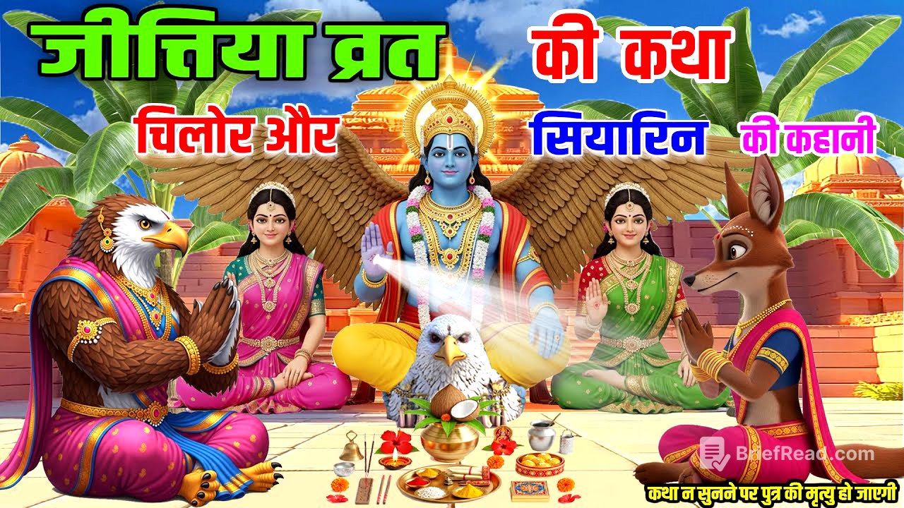 चिलोर और सियारिन की  जितिया व्रत कथा , कथा सुनाने मात्र से  पुत्र मरकर जीवित हो जाता है #jitiyavrta