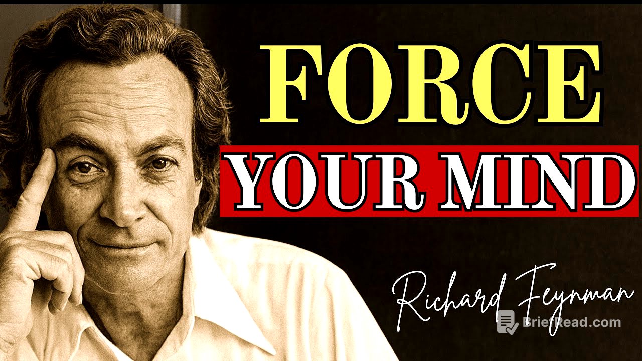 How to Force YOUR MIND to LEARN ANYTHING you WANT | Feynman's SECRET