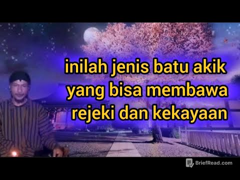 Batu bisa membawa kekayaan (@Mbah Yadi Channel)