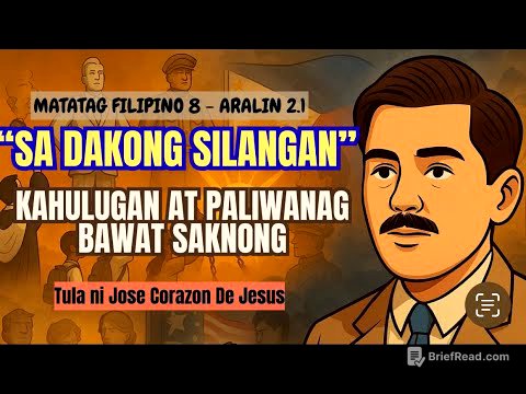 Sa Dakong Silangan KAHULUGAN AT PALIWANAG BAWAT SAKNONG | FILIPINO8 Aralin 1