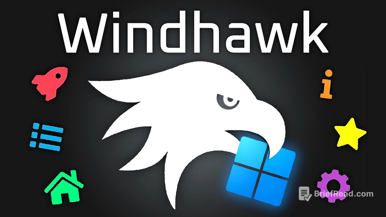Windhawk: The Best Windows Tweaker Application? (38 Mods in 15 Mins)