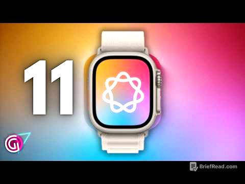 L'Apple Watch 11 va-t-elle RÉVOLUTIONNER notre quotidien ?