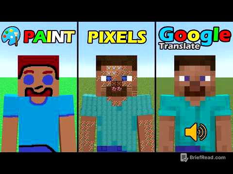 Minecraft but Paint vs Pixels vs Google Translate