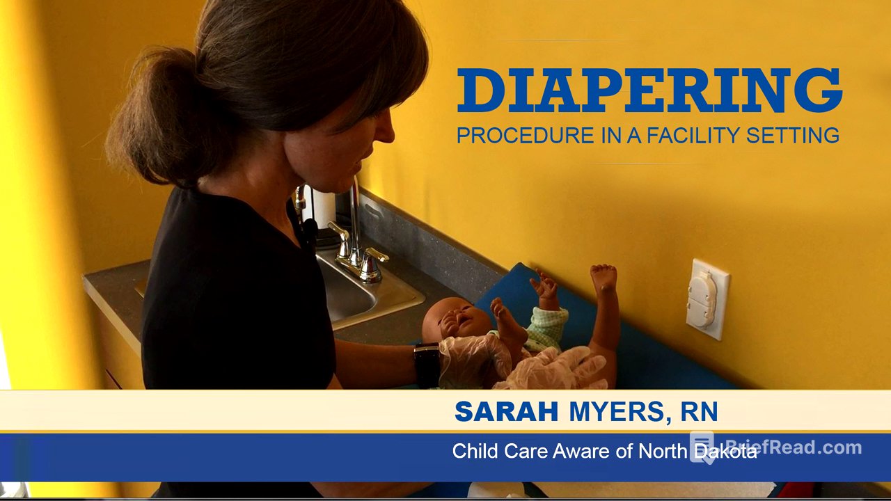 Diapering in a Child Care Facility