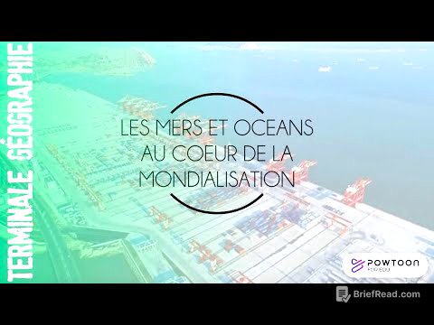 TERMINALE Les mers et océans au coeur de la mondialisation