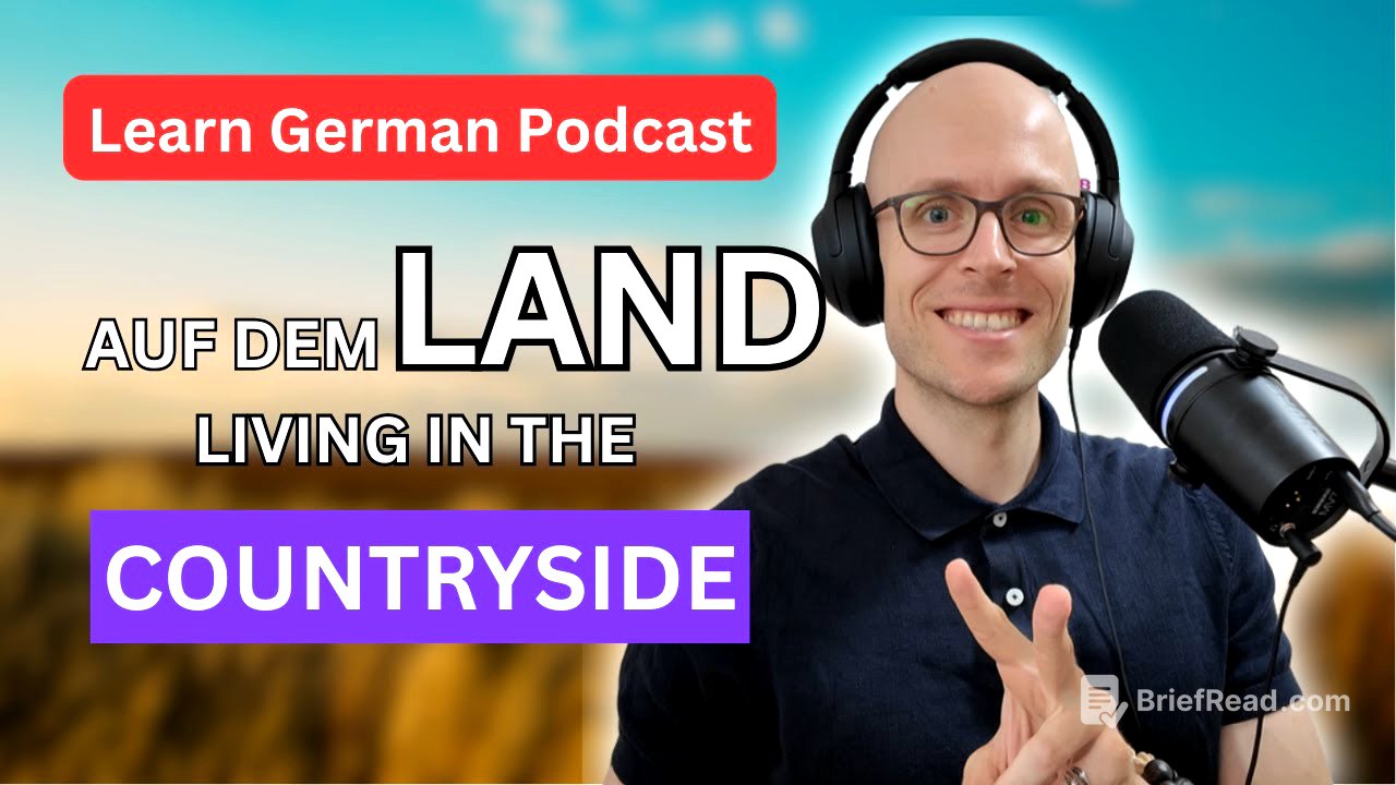 Welcome to the GERMAN Countryside | Easy German Listening Practice