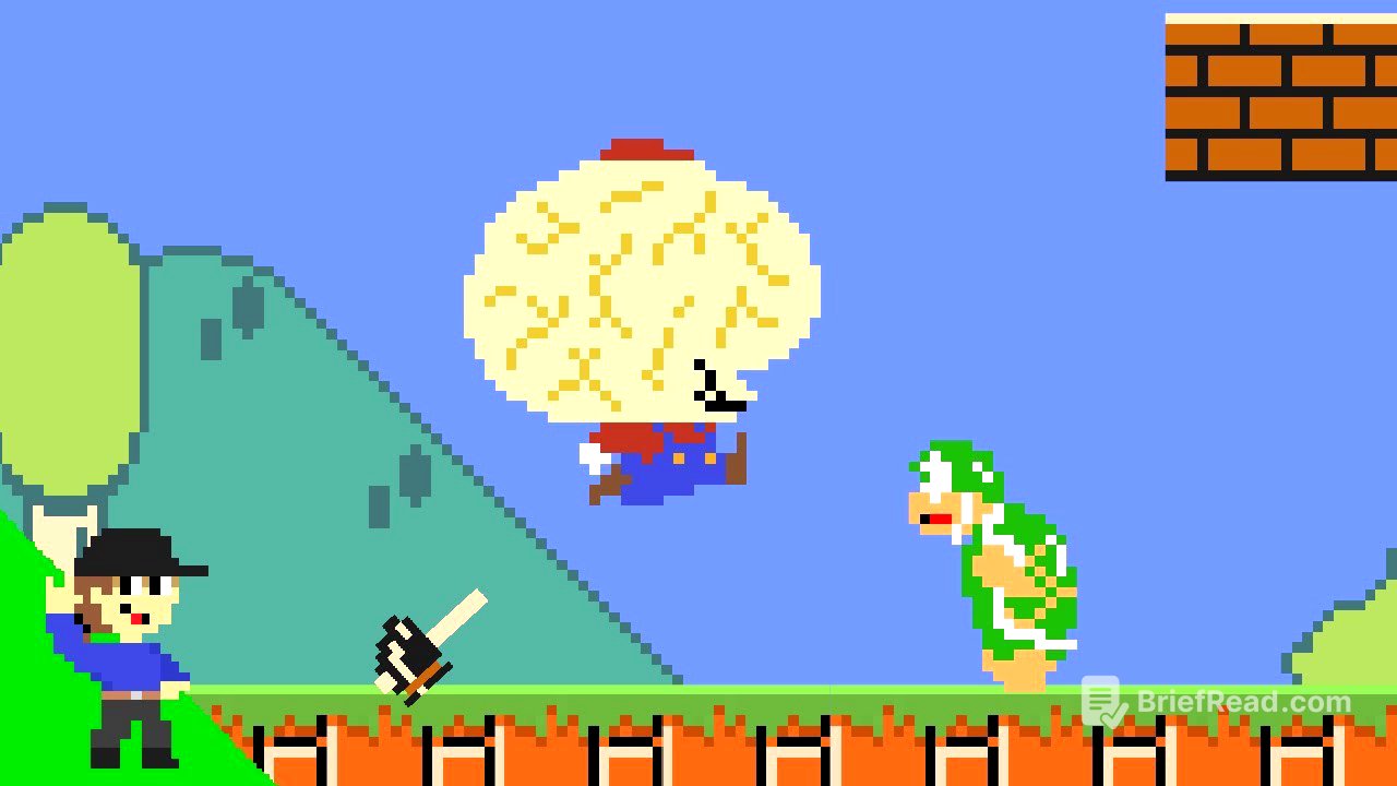 Every time Mario jumps, he gets SMARTER!