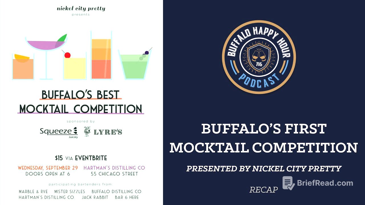 BUFFALO'S BEST MOCKTAIL COMPETITION - a recap