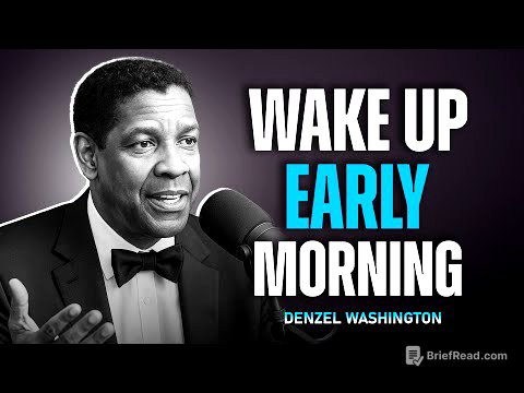Wake Up Early Morning – Denzel Washington Life Advice