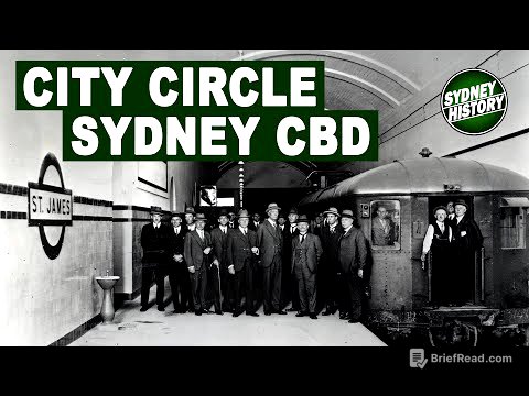 John Bradfield's City Circle Underground Railway Sydney, Sydney Trains.