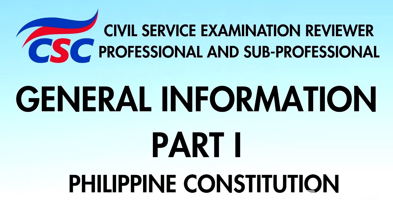 CSE Reviewer 2026: 1987 Philippine Constitution (Part 1)