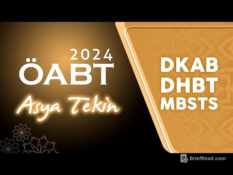 9 - DİNLER TARİHİ - 1 - ASYA TEKİN 2024