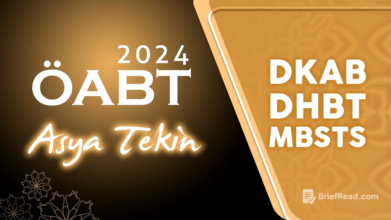 9 - DİNLER TARİHİ - 1 - ASYA TEKİN 2024