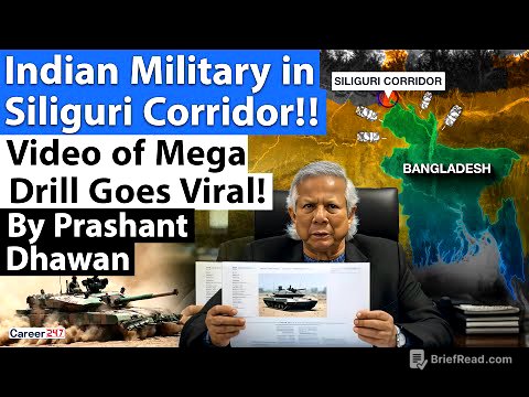 Indian Military in Siliguri Corridor!! Video of Mega Drill Goes Viral!