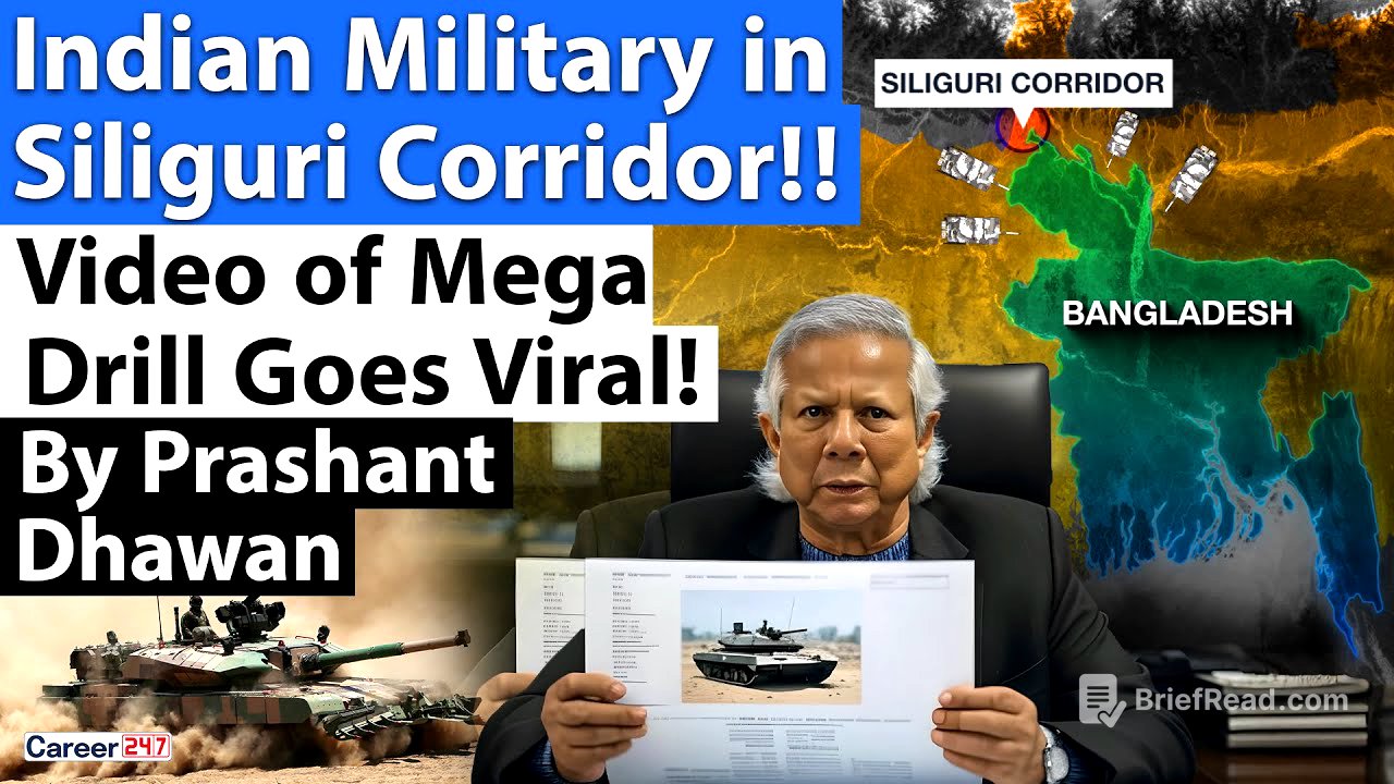 Indian Military in Siliguri Corridor!! Video of Mega Drill Goes Viral!