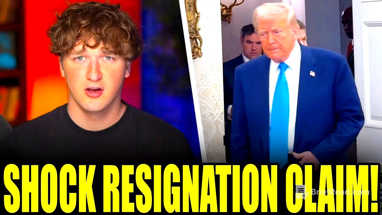 OMG: Is Trump ABOUT TO RESIGN?!