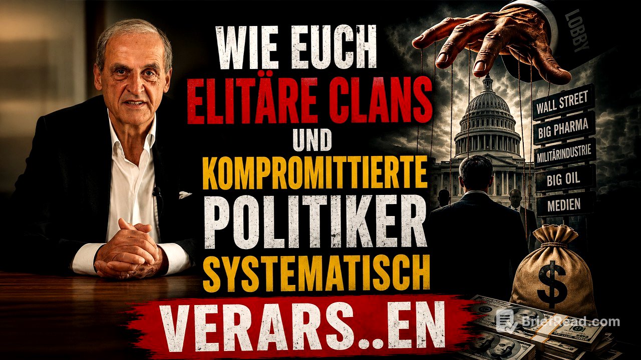 ⚠️Wie euch Lobbyisten & Politiker systematisch enteignen – Wer profitiert wirklich⁉️