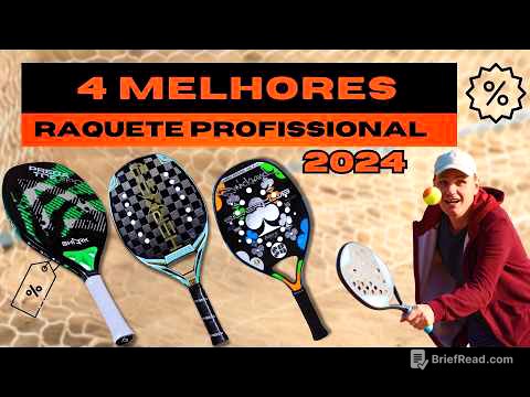 As MELHORES Raquetes Beach Tennis PROFISSIONAIS custo benefício 2025  I RAQUETE BEACH TENNIS 2025