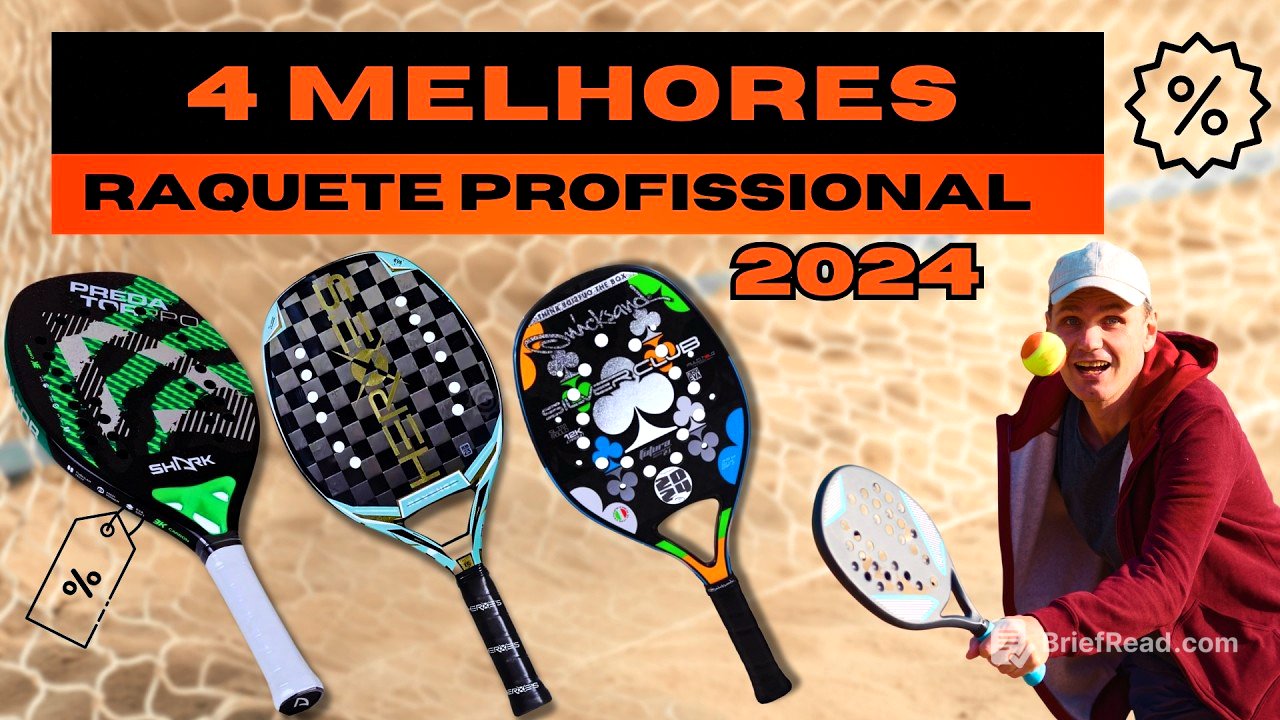 As MELHORES Raquetes Beach Tennis PROFISSIONAIS custo benefício 2025  I RAQUETE BEACH TENNIS 2025
