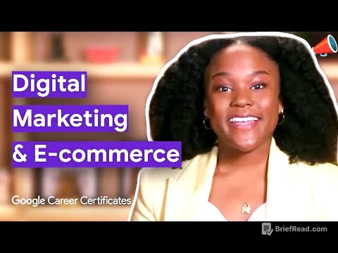 Intro to Digital Marketing & E-commerce | Google Digital Marketing & E-commerce Certificate